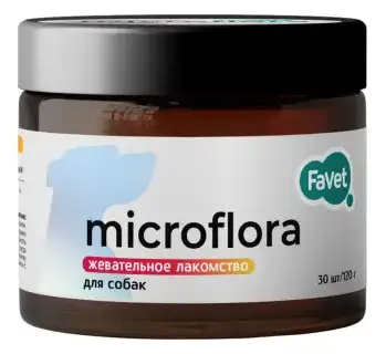 Купить favet superflora soft chews мультивитаминное лакомство для собак для пищеварительной системы