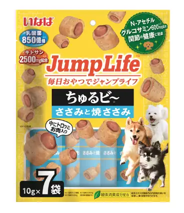 Купить inaba jump life лакомство для собак запеченные трубочки с куриным филе