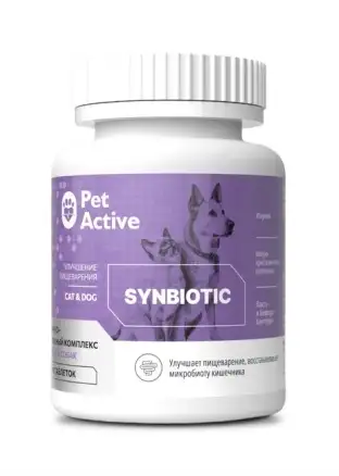 Купить biopetactive synbiotic витаминный комплекс для улучшения пищеварения для собак и кошек