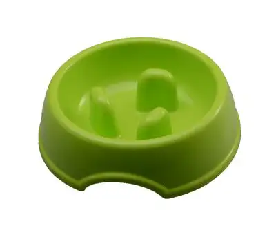 Купить green petcare миска пластиковая круглая для собак и кошек, зеленая