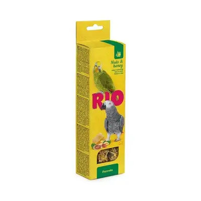 Купить Рио лакомство для попугаев Палочки с медом и орехами
