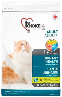1st Choice Urinary Сухой корм для взрослых кошек для профилактики мочекаменной болезни (с курицей)