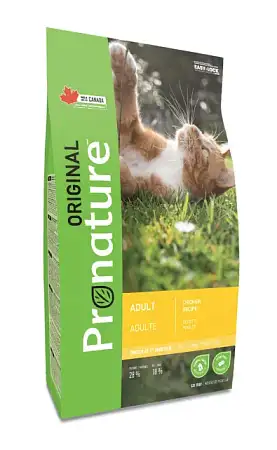 Купить pronature original сухой корм для взрослых кошек с курицей