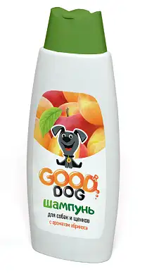 GOOD DOG Шампунь для собак и щенков c ароматом абрикоса