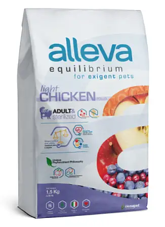 Купить alleva equilibrium cat сухой корм для кастрированных котов и стерилизованных кошек с курицей