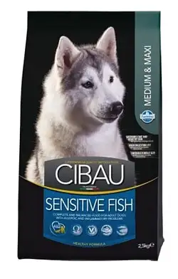 Farmina Cibau Sensitive Medium & Maxi сухой корм для собак средних и крупных пород с чувствительным пищеварением с рыбой
